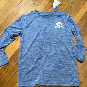 Mens Costa long sleeve performance tee. Size small. NWT